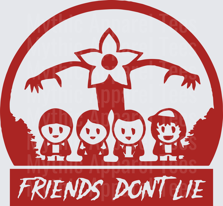 Stranger Things Friends Don't Lie Demogorgon Kids Group