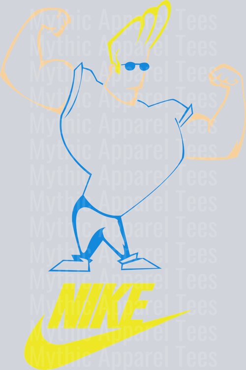 JOHNNY BRAVO JUST DO IT DTF Nike Transfers