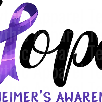Alzheimer's Awareness DTF Transfer