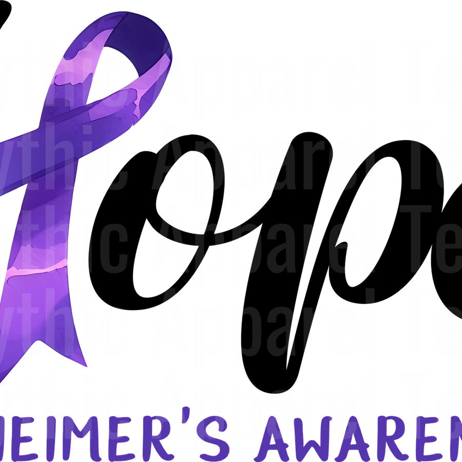 Alzheimer's Awareness DTF Transfer