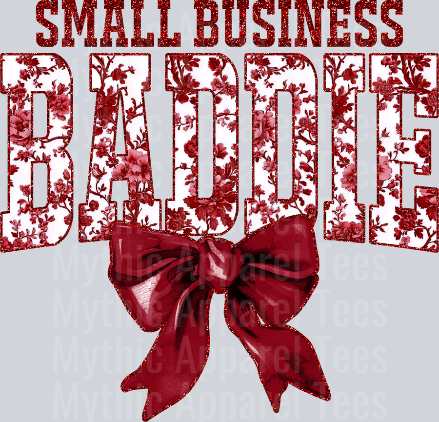 Maroon Small Business Baddie