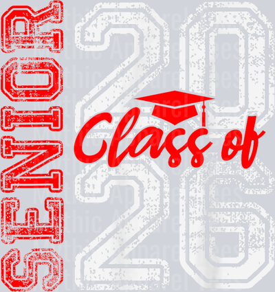 Senior 2026 Graduate Class of 2026 Graduation Men Women Kids T-Shirt