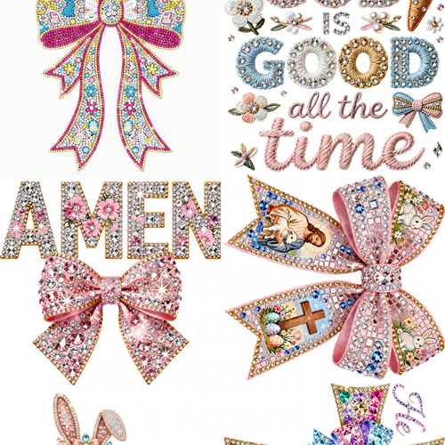 EASTER BUNDLE 2 GANG SHEET 10 FULL SIZE IMAGES