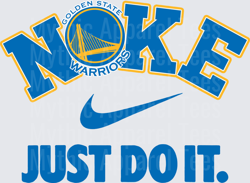 NIKE NBA Teams Golden State Warriors Just Do It Swoosh Mashup