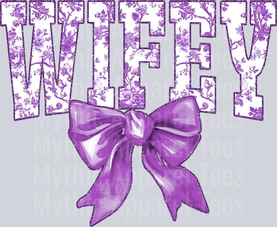 Lavender Toile Wifey