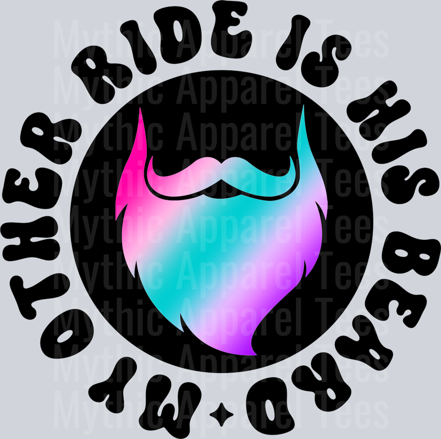 Color My Other Ride Is His Beard Pocket