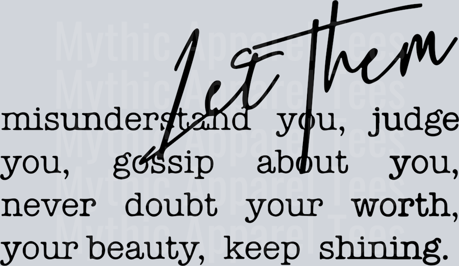 Let them