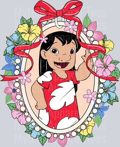 Lilo Lilo and Stitch Mirror Bracelet frame DTF Disney Transfers