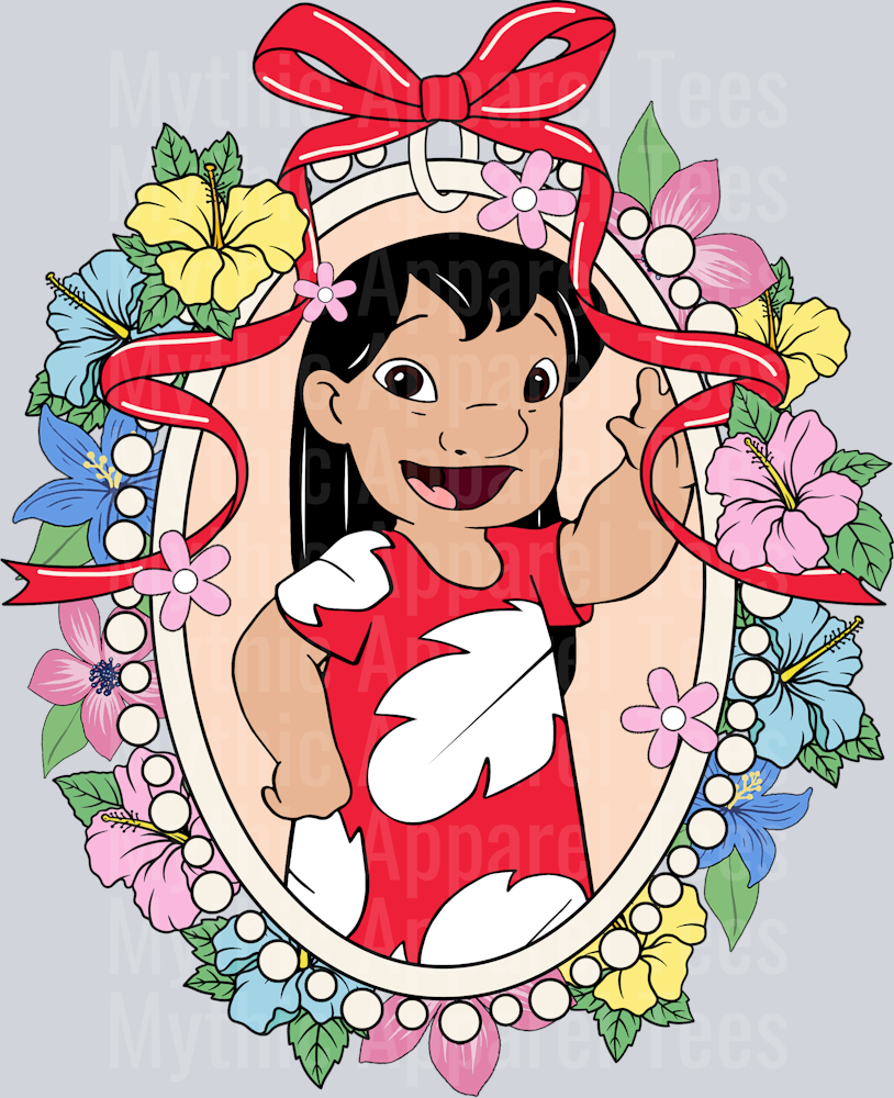 Lilo Lilo and Stitch Mirror Bracelet frame DTF Disney Transfers