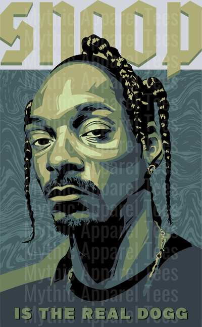 SNOOP Rapper Pop Culture Rap Legend DTF Rapper Transfers