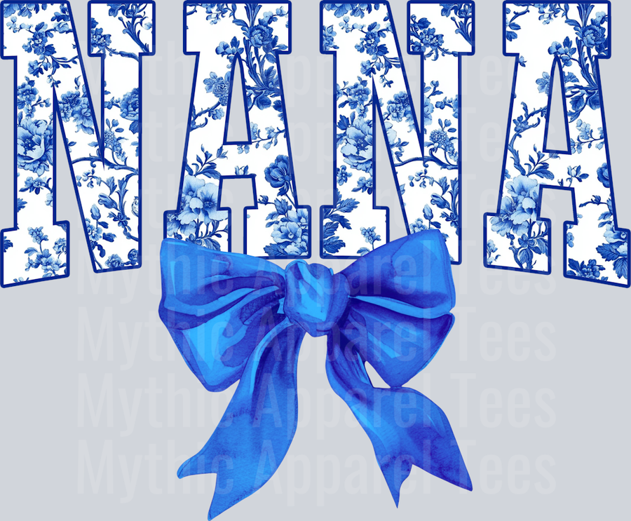 Blue Toile Nana