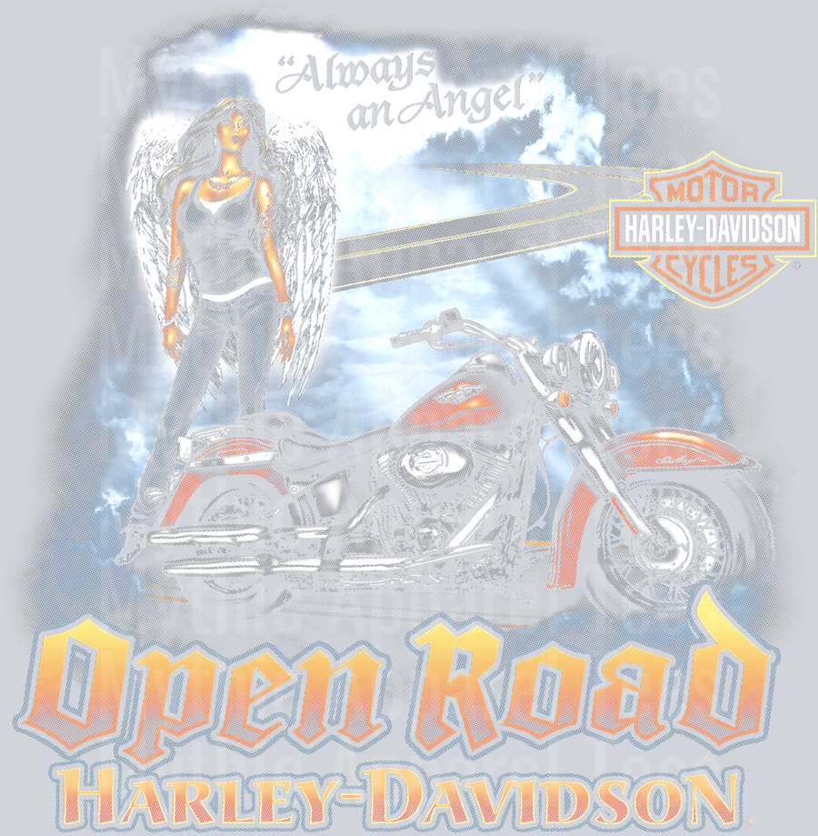 Harley 19 Halftone (for Black Shirts)