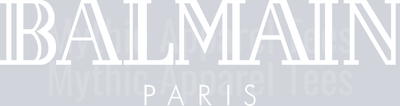Balmain logo 002 white PNG