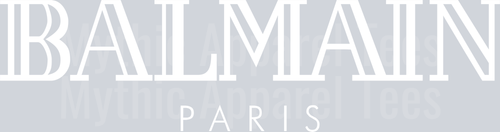 Balmain logo 002 white PNG