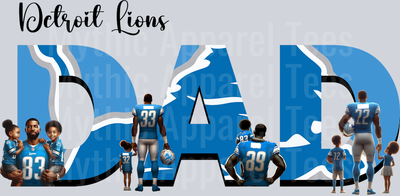Detroit Lions DAD DTF NFL Transfers