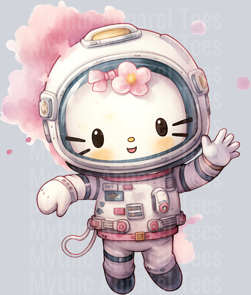 Astronaut HK Hello Kitty Flowers