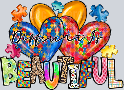 Different Is Beautiful Autism Awareness