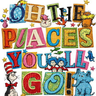 Dr Suess DTF Transfer