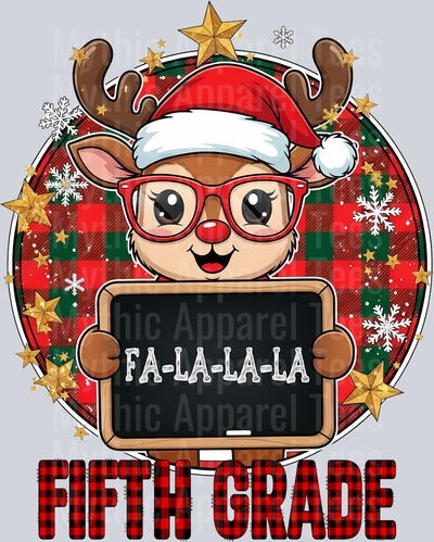 fa la la la fifth grade red