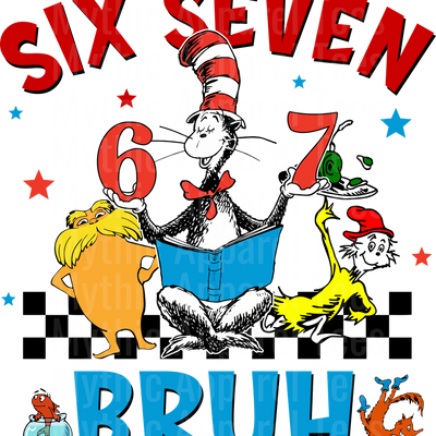 Dr Suess DTF Transfer