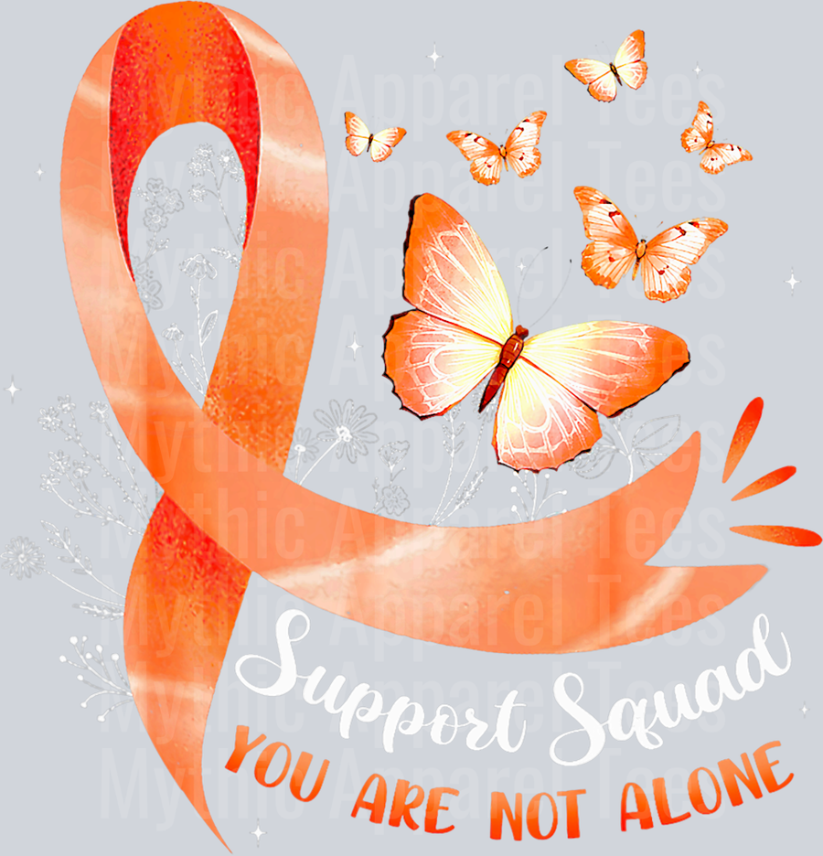 Support Squad You Are Not Alone Leukemia Awarenes Men Women T-Shirt