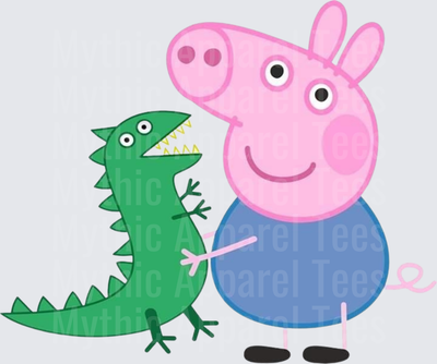 Peppa Pig George Pig with Mr. Dinosaur Best Friends