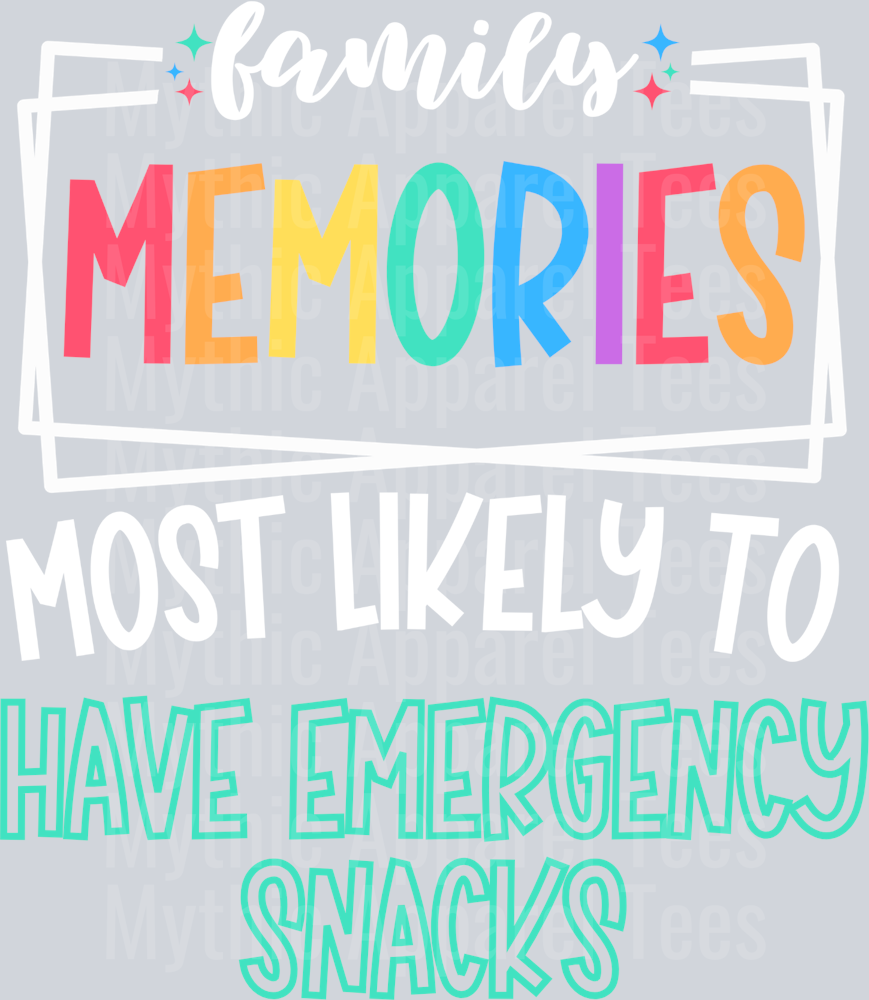 have emergency snacks