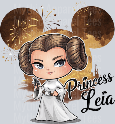 Princess Leia Disney DTF Star Wars Transfers