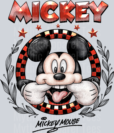 Mickey Disney Classic Portrait with Signature Disney Classic