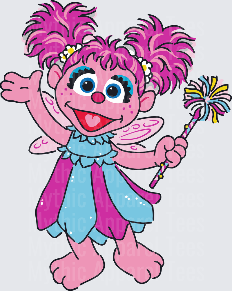 Sesame Street Abby Cadabby Fairy Wand Magic Pose Pink