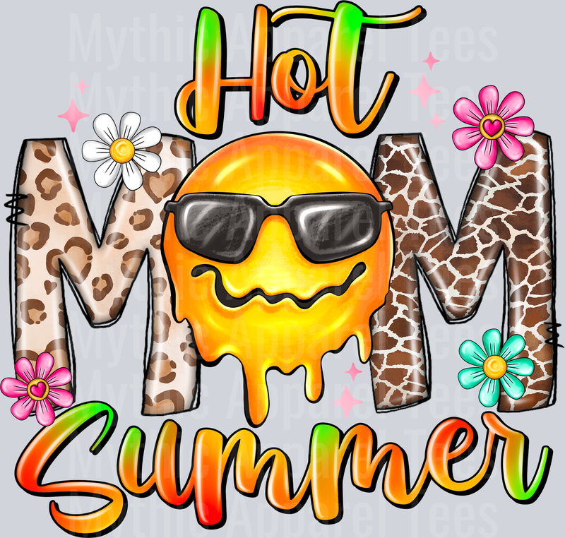 Hot mom summer Cheeta leopard sun DTF Summer Transfers