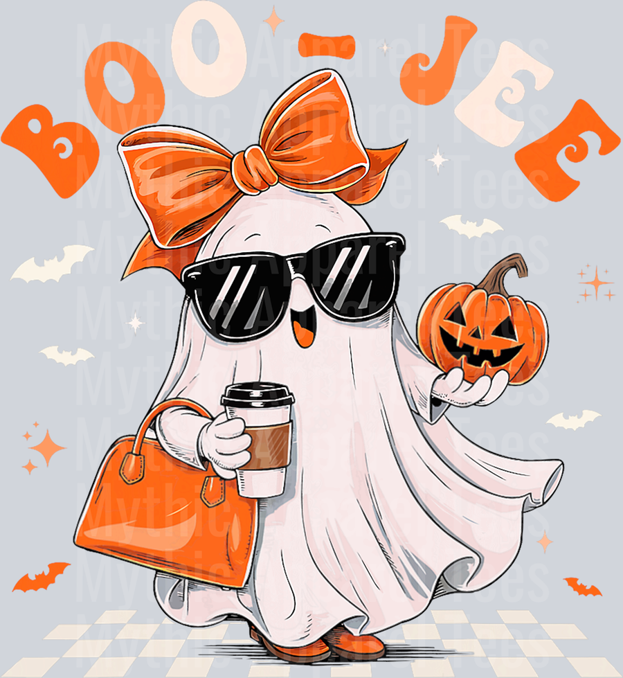 Cute Ghost Boujee Boo-Jee Funny Halloween Spooky Season T-Shirt