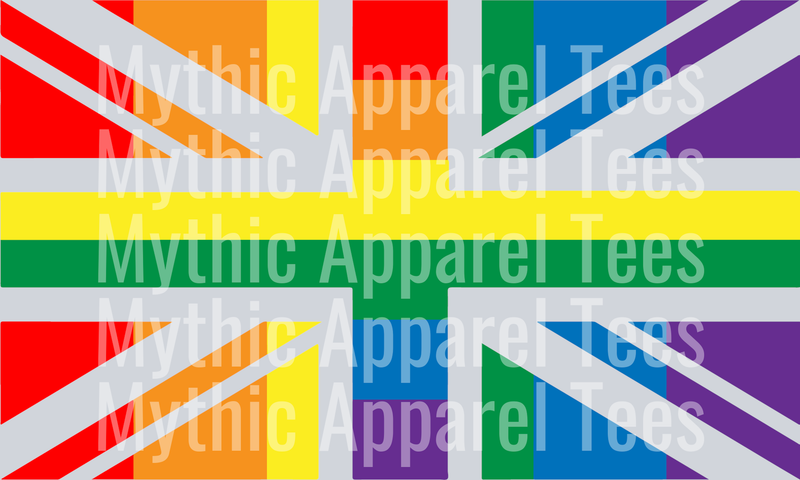 LGBTQ British flag LGBTQ+ Transfer