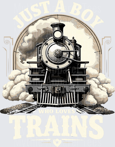 Trains Just A Boy Who Loves Trains Vintage Steam Locomotive
