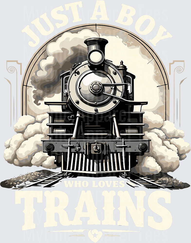 Trains Just A Boy Who Loves Trains Vintage Steam Locomotive