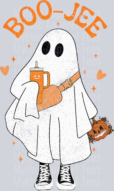 Spooky Season Cute Ghost Halloween Boujee Boo Jee T-Shirt