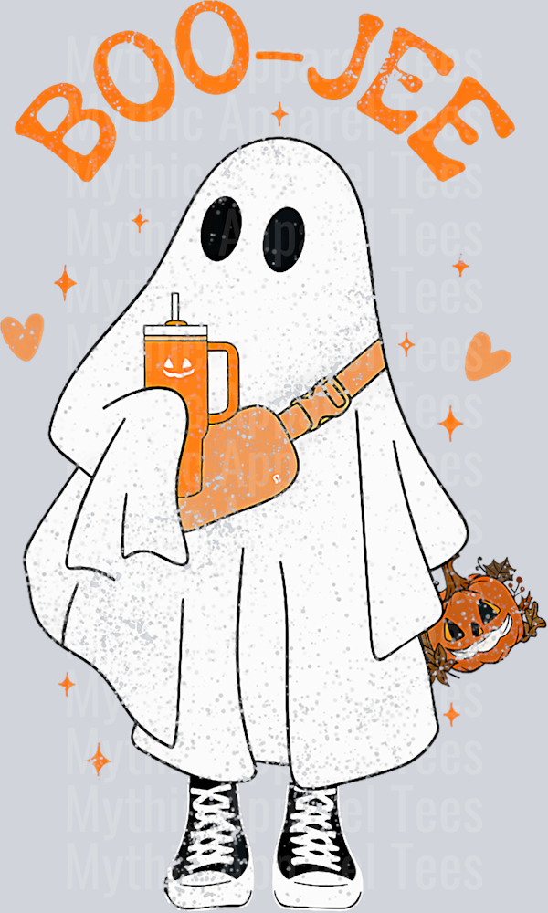 Spooky Season Cute Ghost Halloween Boujee Boo Jee T-Shirt