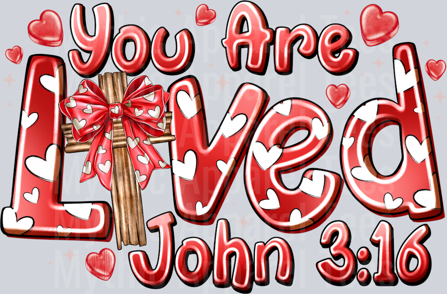 You Are Loved John Valentines Day Religious