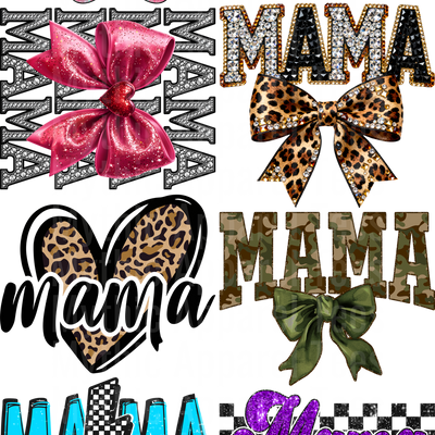 MAMA VARIETY 5 GANG SHEET 10 FULL SIZE IMAGES