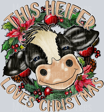 This Heifer Loves Christmas Cow
