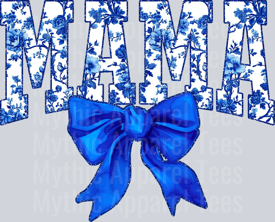 Blue Toile Mama