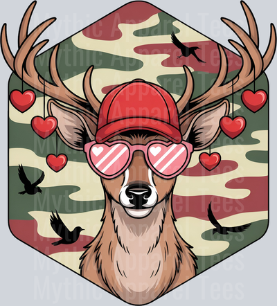 Cute Valentine Buck PNG, Boys Valentines PNG