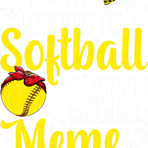 Softball DTF Transfer