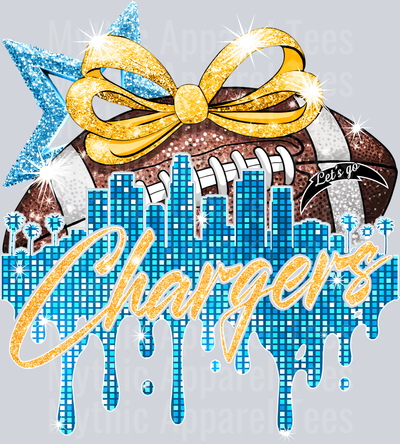 AZ1363 NFL Football Los Angeles Chargers