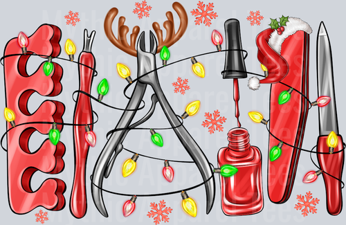 Pedicure Christmas