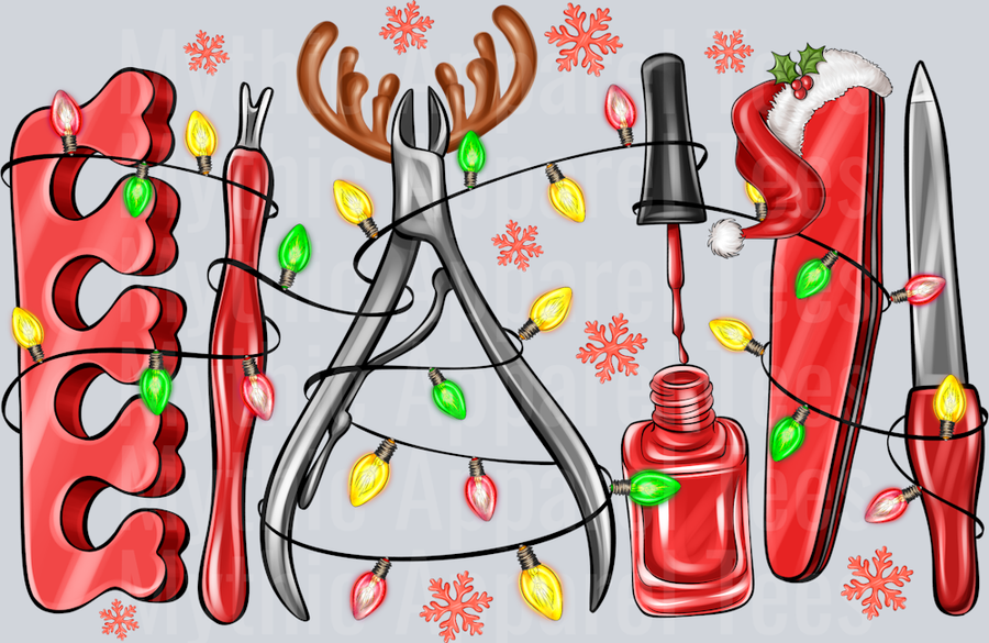 Pedicure Christmas
