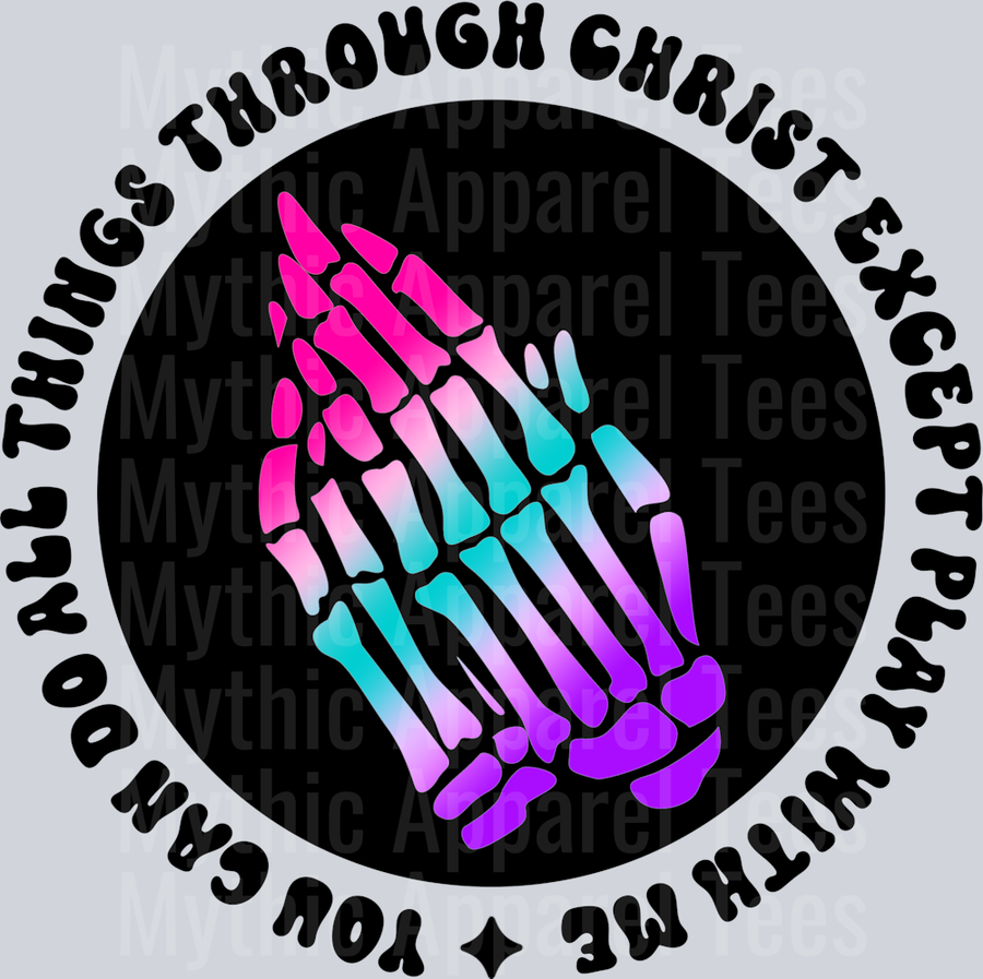 Color You Can Do All Things Through Christ Pocket
