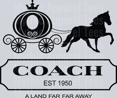 Coach EST 1950 A Land Far Away DTF Coach Transfers