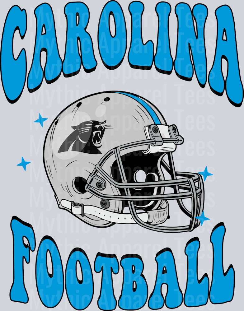 AZ1336 NFL FOOTBALL carolina panthers football custom