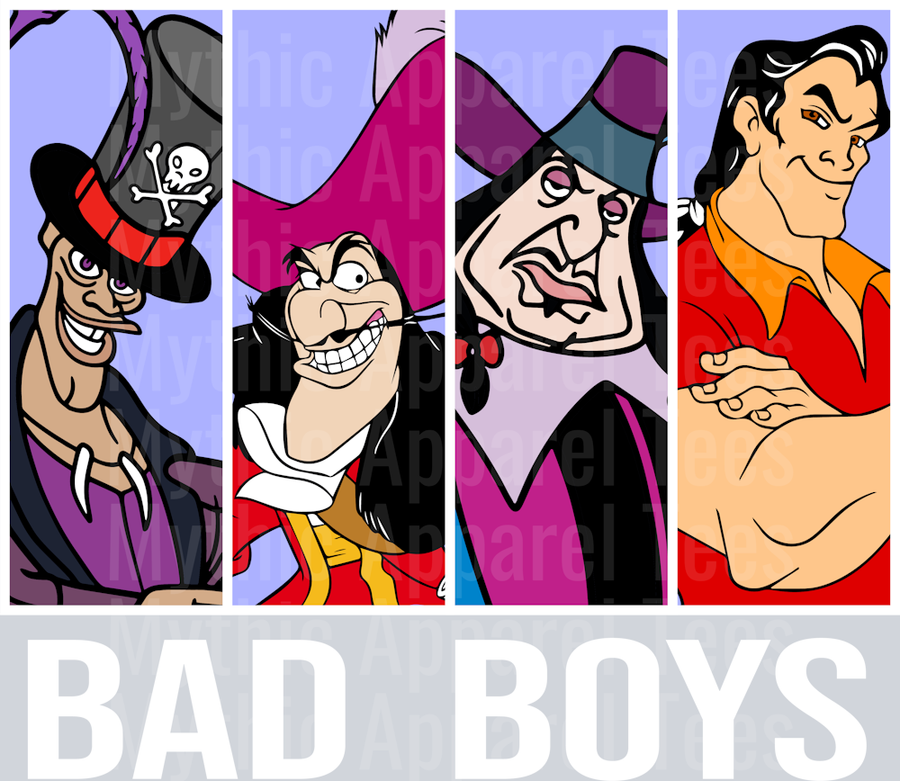 Bad Boys DTF Disney Villains Transfers